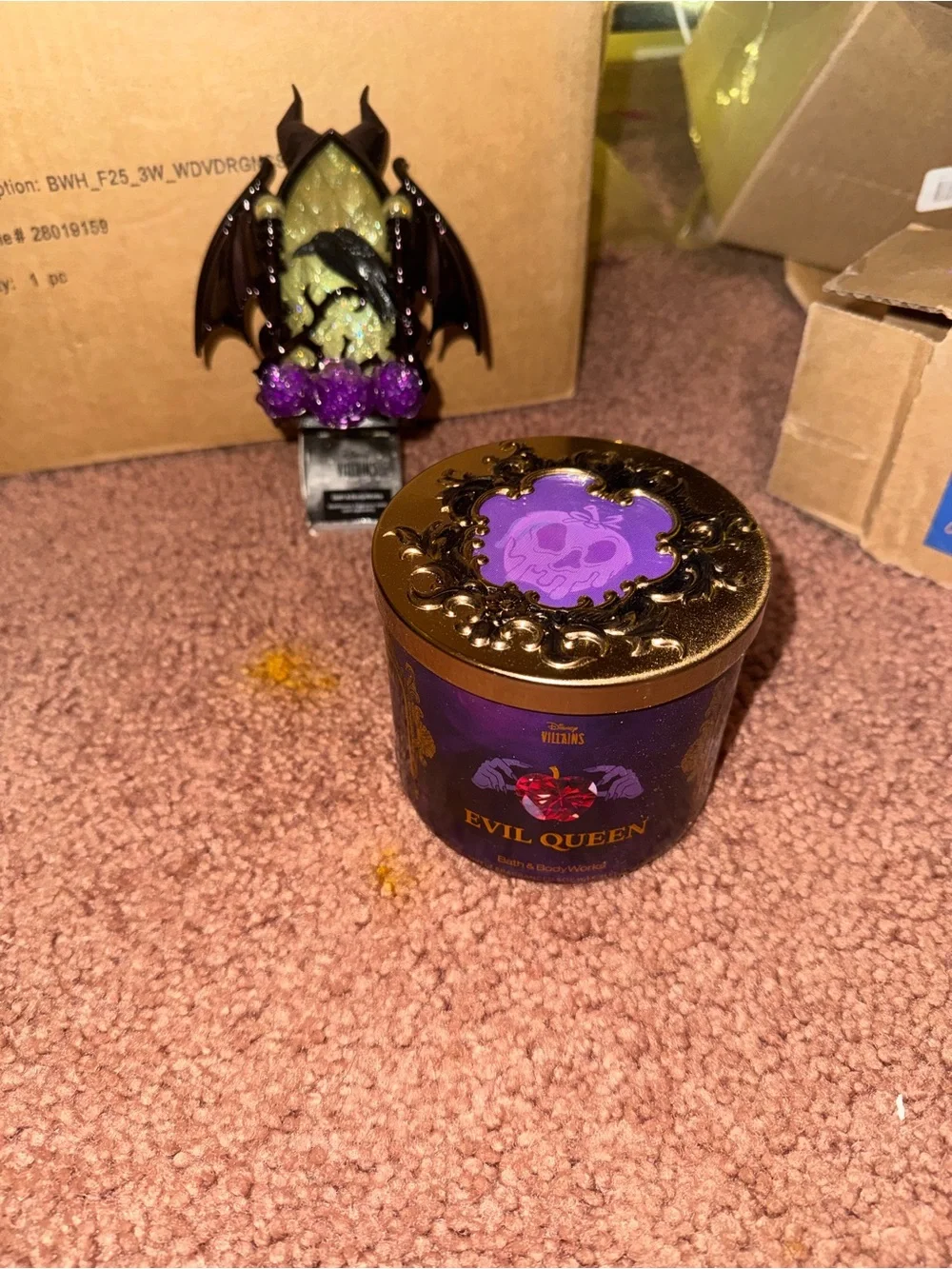 Disney Villains Evil Queen Decorative Collector’s 3-Wick Candle